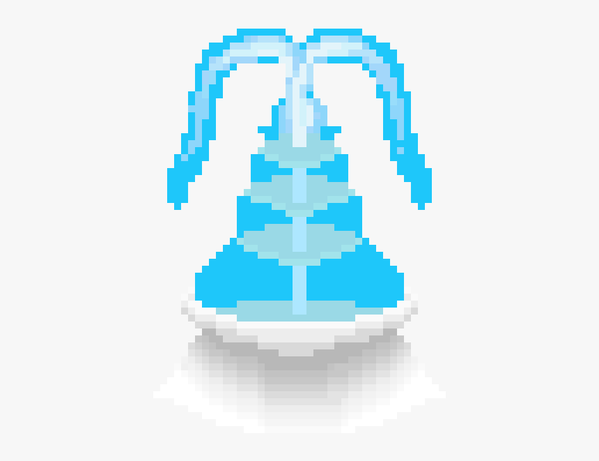 Fountain Pixel Art, HD Png Download, Free Download