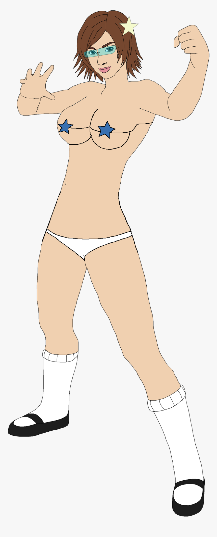 Asuka Kazama As Susan Test With Star Bra - Asuka Kazama, HD Png Download, Free Download