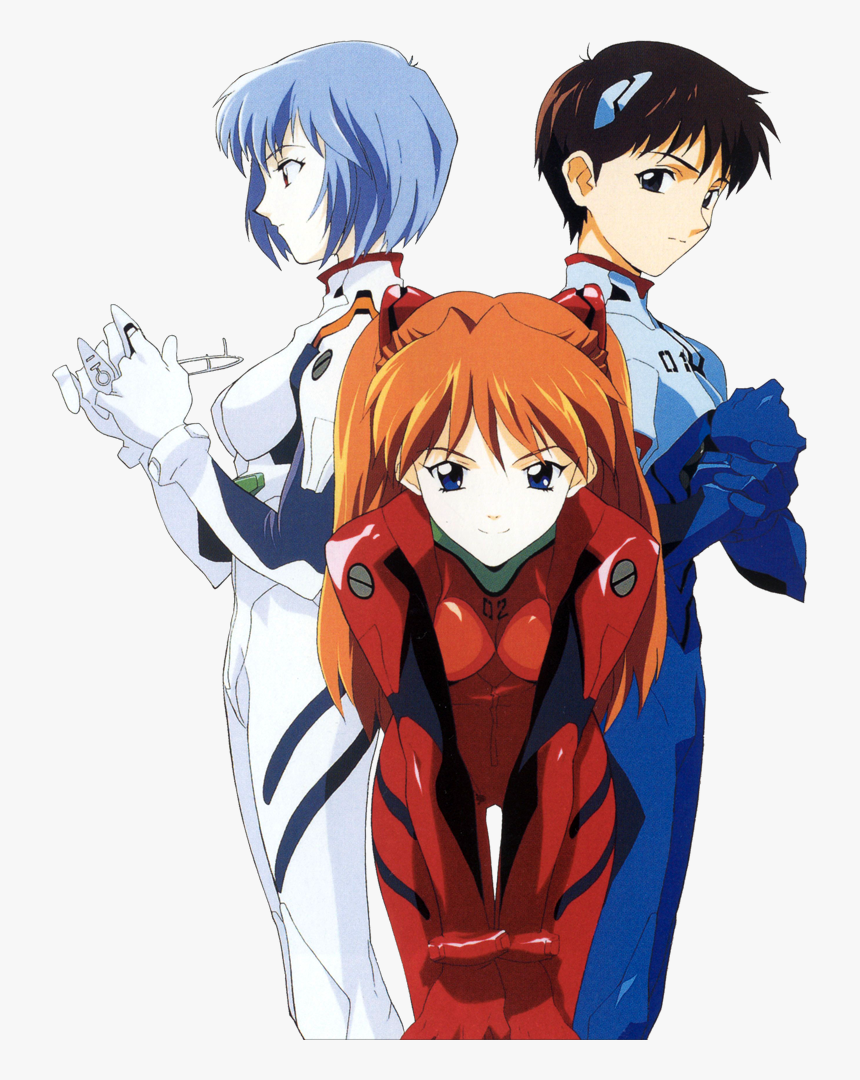 Neon Genesis Evangelion Main Characters, HD Png Download, Free Download