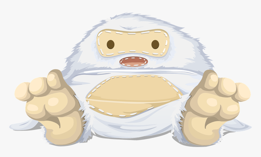 Yeti, Monster, Creature, Cartoon, Alien, Toy - Yeti, HD Png Download, Free Download