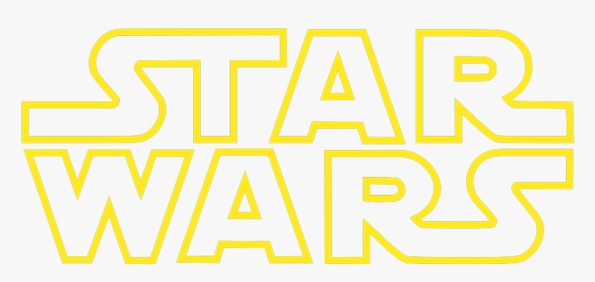 Star Wars Logo - Star Wars Logo Stencil, HD Png Download, Free Download