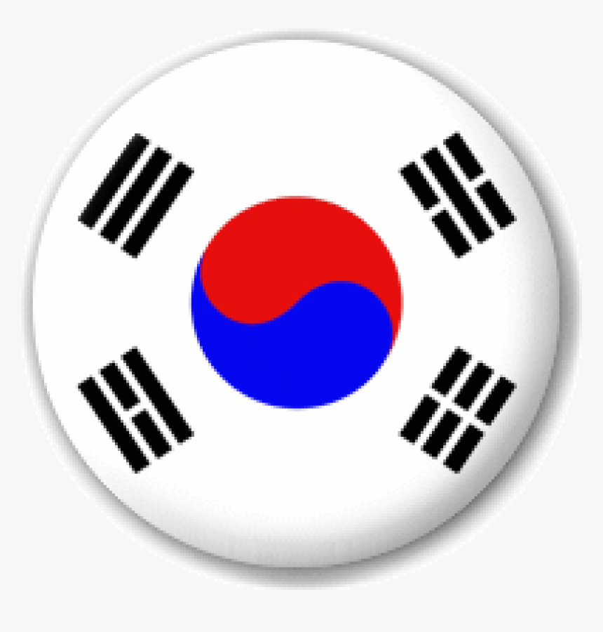 Korea Flag Clipart - South Korea Flag Png, Transparent Png, Free Download