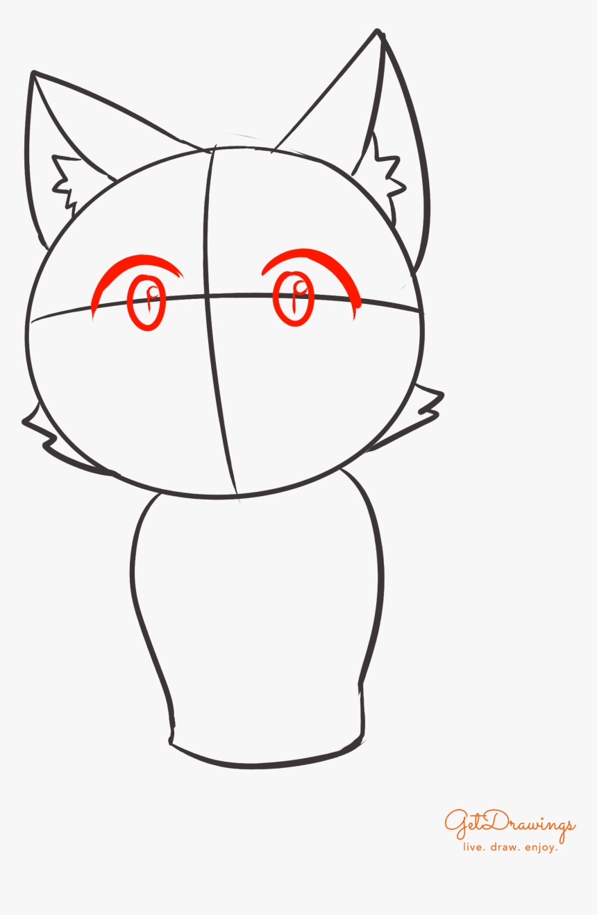 Transparent Cartoon Cat Png - Drawing, Png Download, Free Download