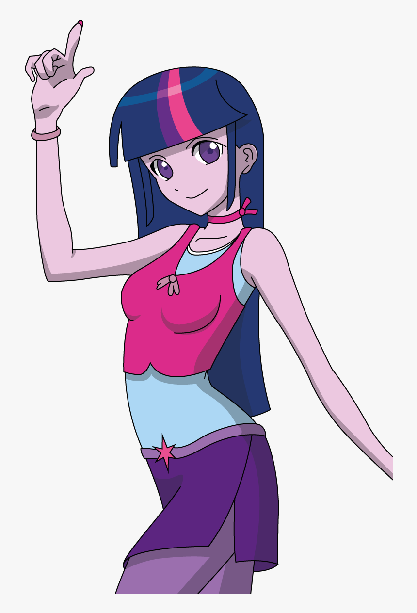 Anime Twilight Sparkle By Lhenao - Twilight Sparkle Anime Girl, HD Png Download, Free Download