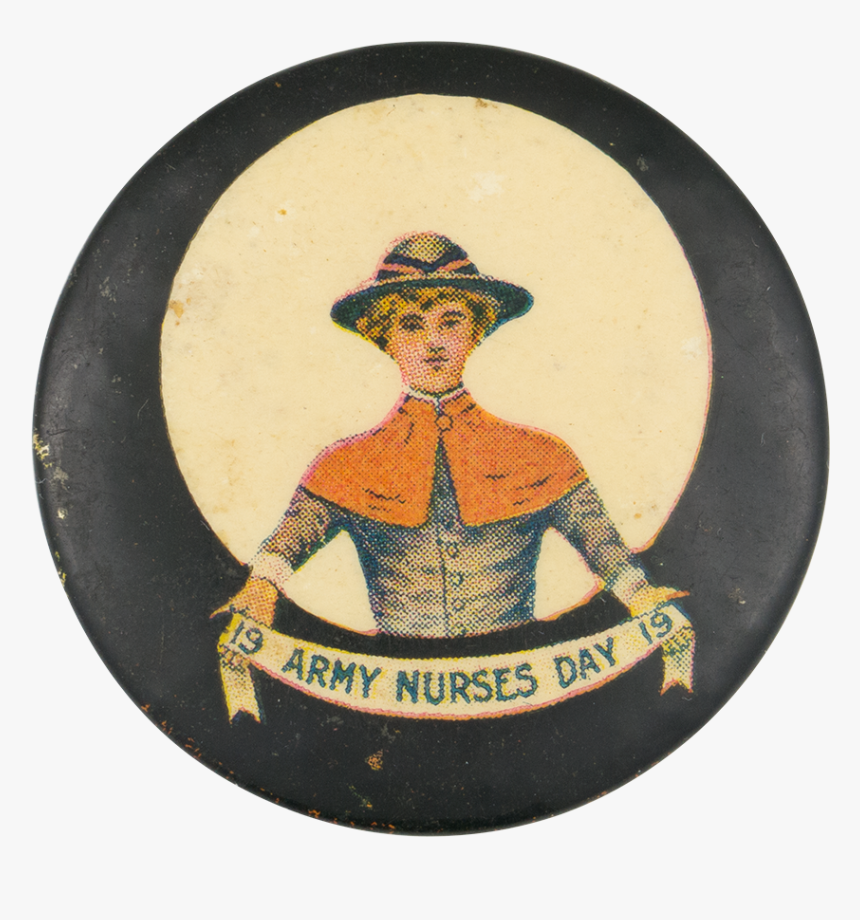 Army Nurses Day Event Button Museum - Vintage Clothing, HD Png Download, Free Download