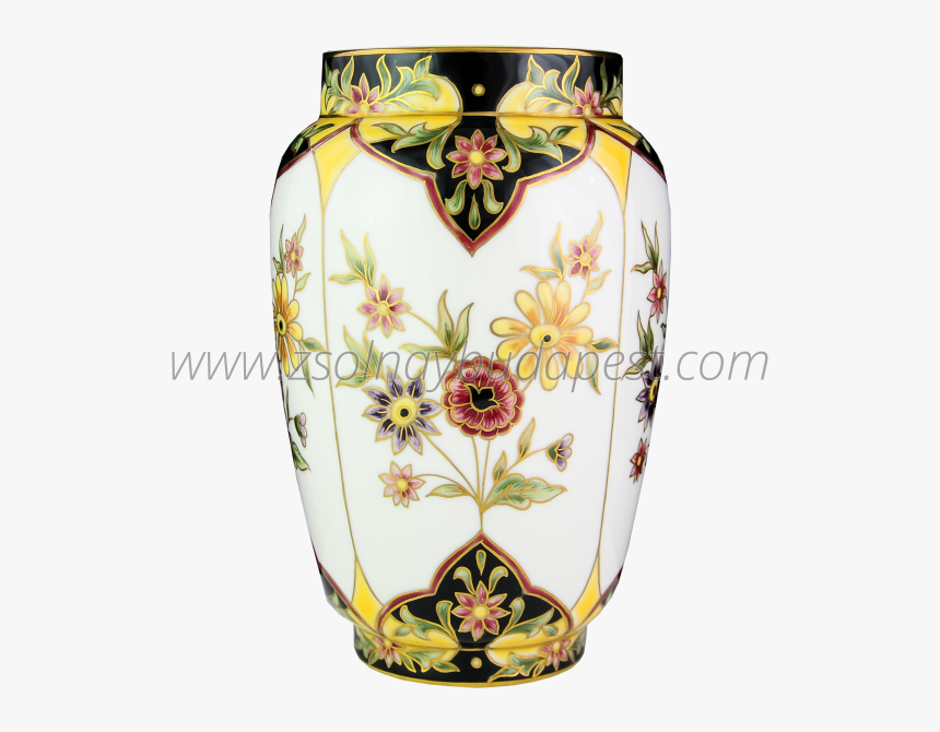 Antique Style Flower Vase With 18k Gold - Porcelain, HD Png Download, Free Download