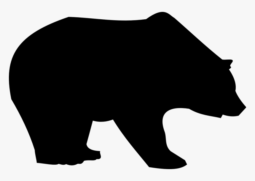 Paw At Getdrawings Com - Bear Silhouette Clipart, HD Png Download, Free Download