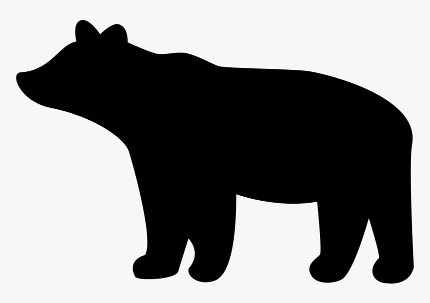 Contact Bears Discover Fire - Baby Bear Silhouette Png, Transparent Png, Free Download