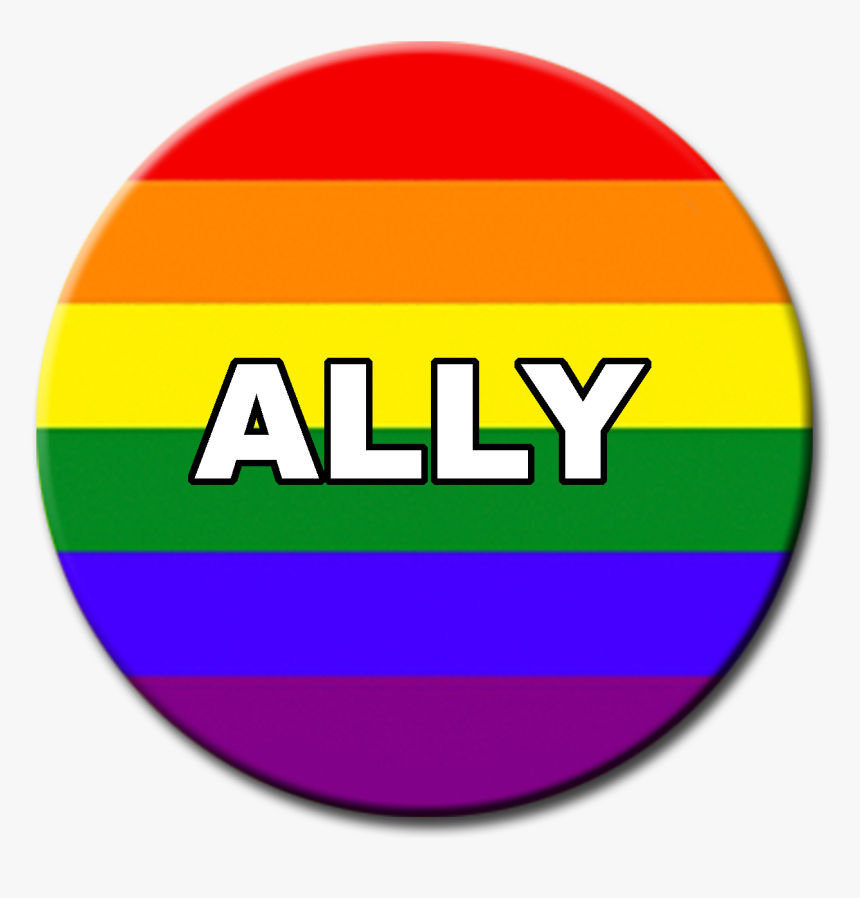 Rainbow Ally Button, HD Png Download, Free Download