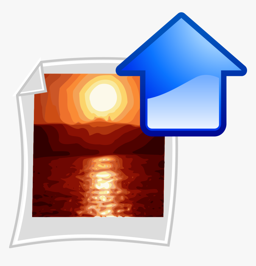 File - Icon - Upload Photo - Svg - Upload Image File Icon, HD Png Download, Free Download