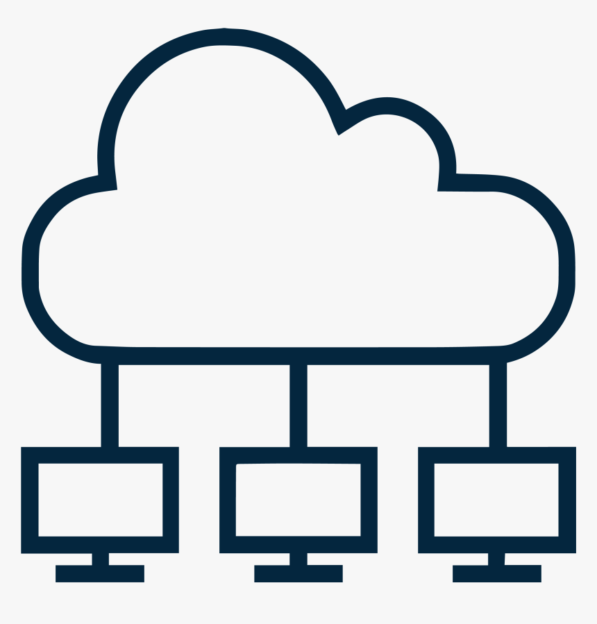 Transparent Monitor Clipart - Internet Cloud Icon, HD Png Download, Free Download