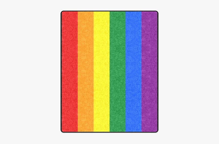 Gay Pride Rainbow Flag Stripes Blanket 40"x50" - Mat, HD Png Download, Free Download