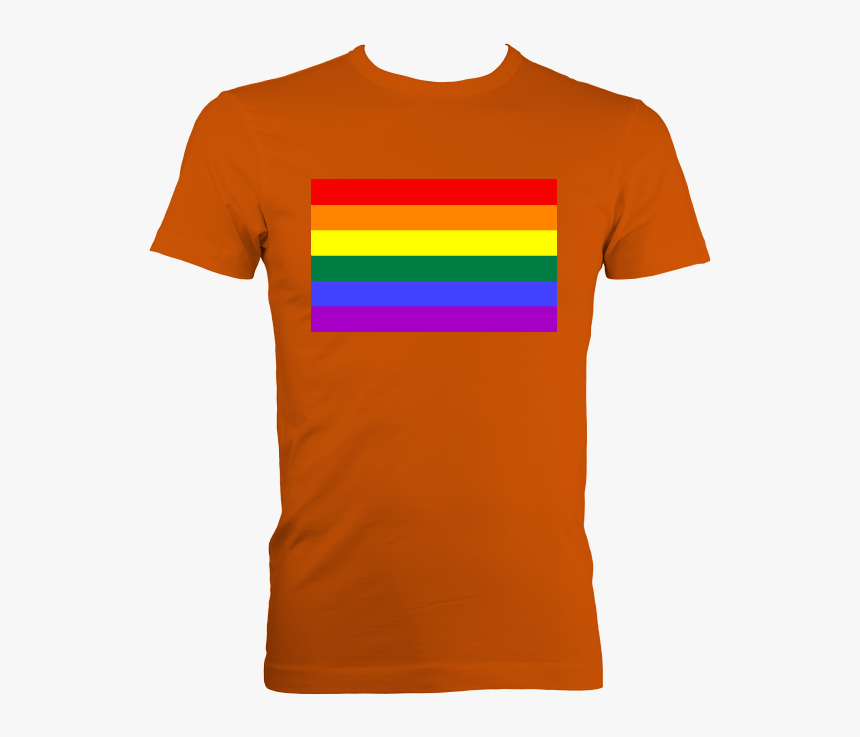 Rainbow Flag Men"s T-shirt - Active Shirt, HD Png Download, Free Download