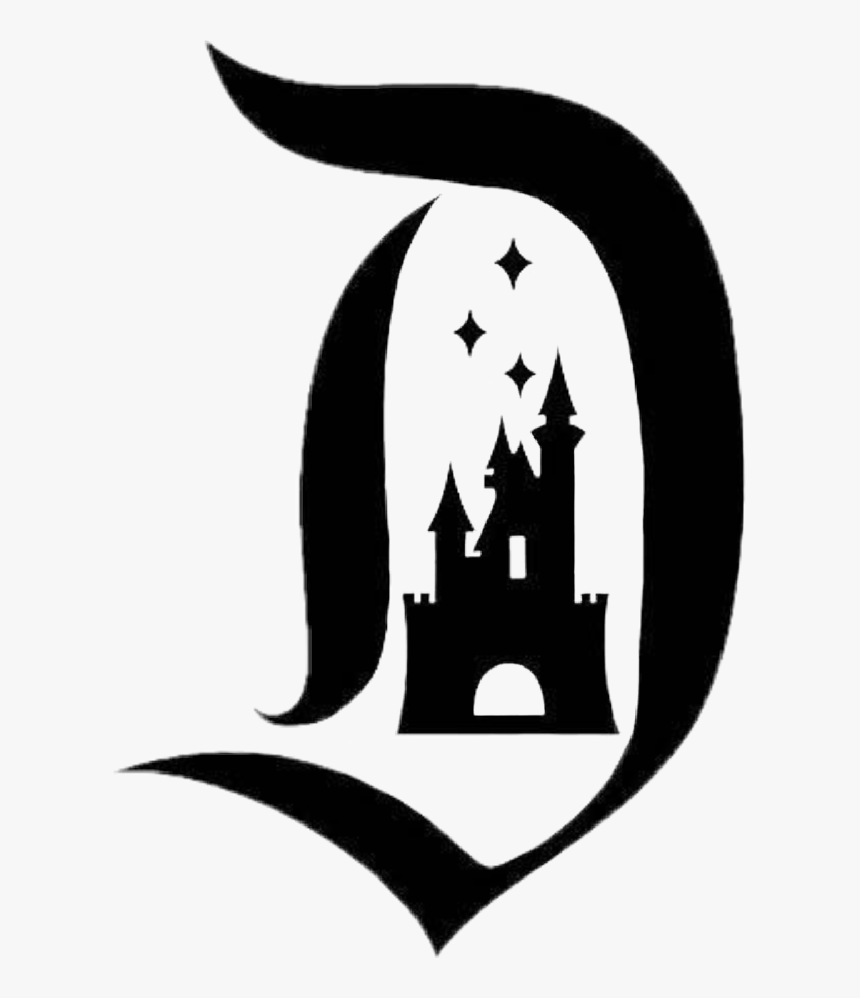 #disney #disneyland #mickeymouse #mickey #castle #silhouette - Disneyland Castle, HD Png Download, Free Download