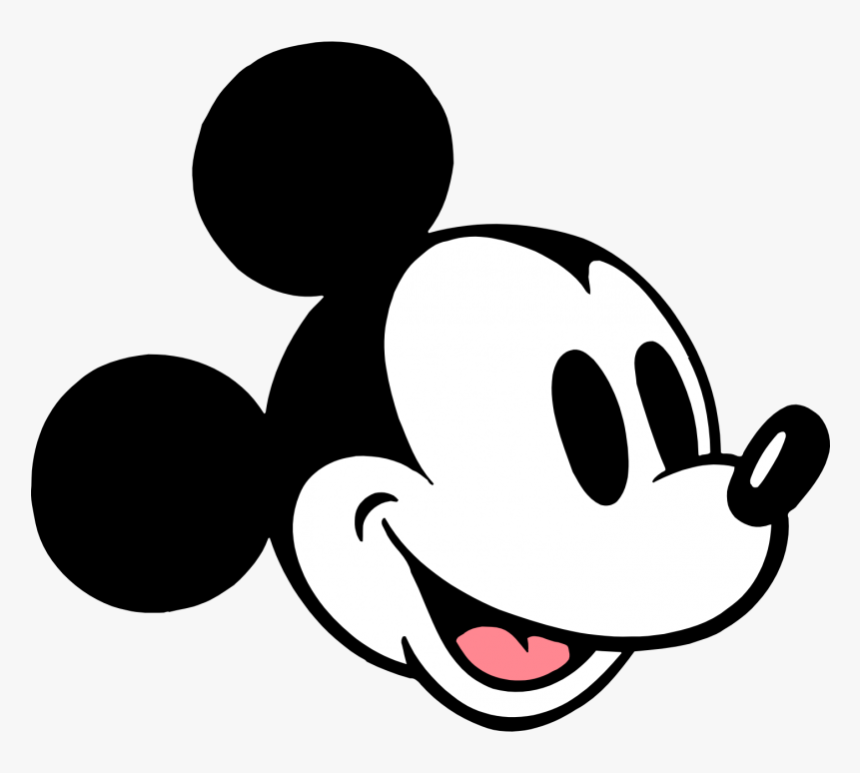 Mickey Silhouette With Sunglasses - White And Black Mickey Mouse, HD Png Download, Free Download