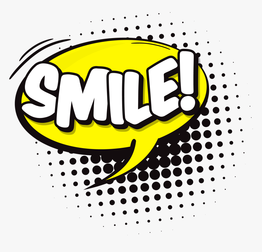 Smile Speech Bubble Png - Bubbles Comic Png, Transparent Png, Free Download