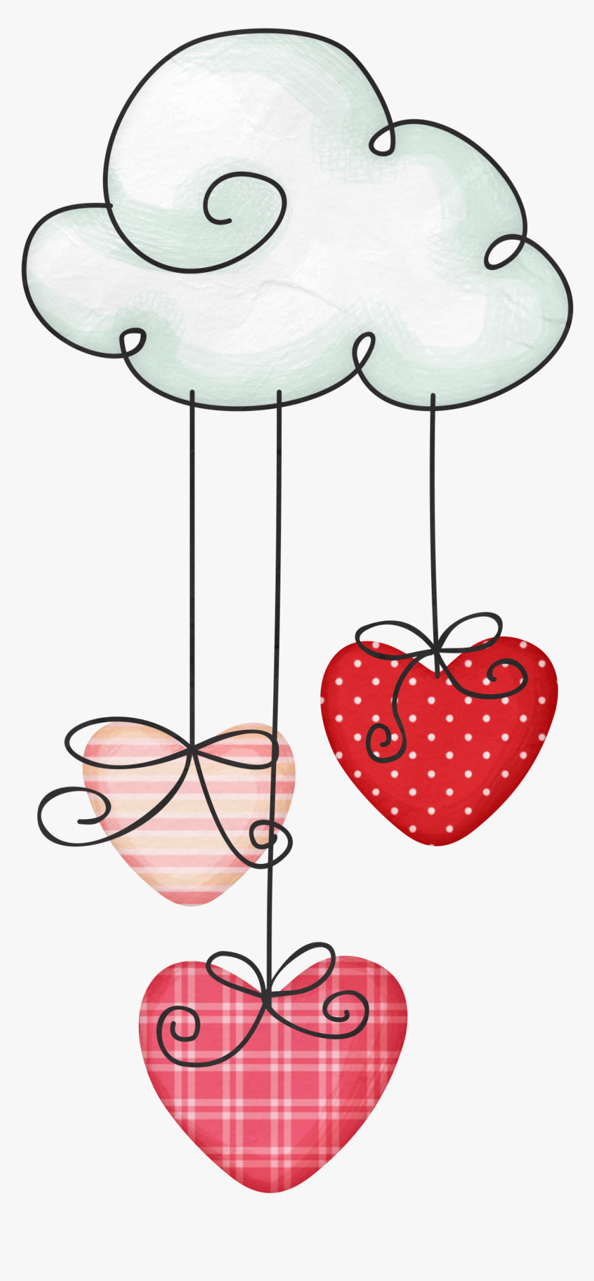 Cloud Drawing Heart, HD Png Download, Free Download