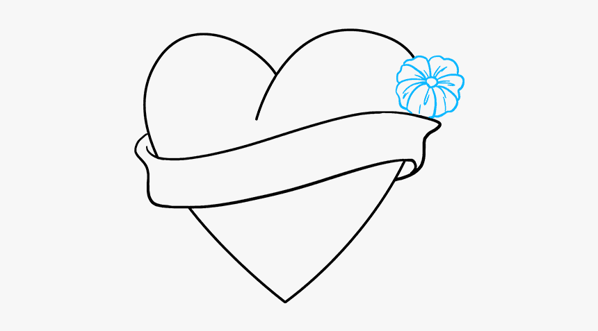 How To Draw - Love Heart Drawings Easy, HD Png Download, Free Download