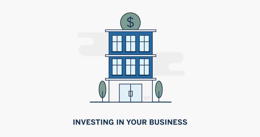 Investing In Your Business Icon Illustration Minimal - Circle, HD Png Download, Free Download