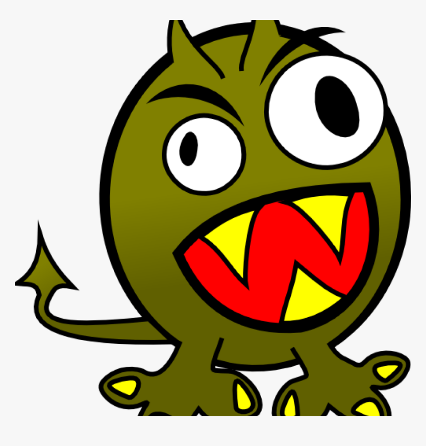 Weird Clipart Small Funny Angry Monster Clip Art At - Clipart Monster, HD Png Download, Free Download