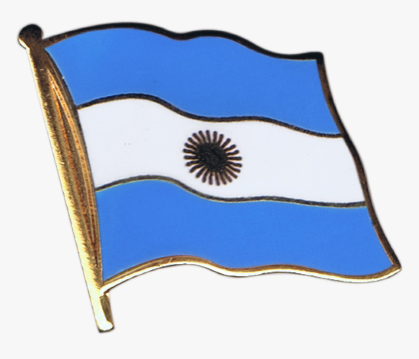 Argentina Flag Pin, Badge - Easy Drawing Of Mexican Flag, HD Png Download, Free Download