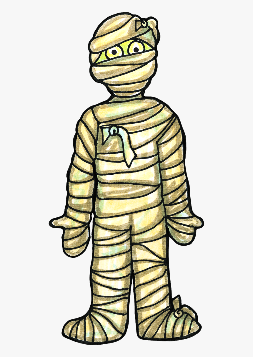 Halloween Mummy Hd Image Clipart - Ancient Egypt Mummy Cartoon, HD Png Download, Free Download