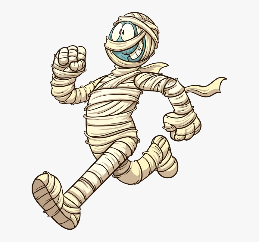 Mummy Png - Running Mummy Clipart, Transparent Png, Free Download