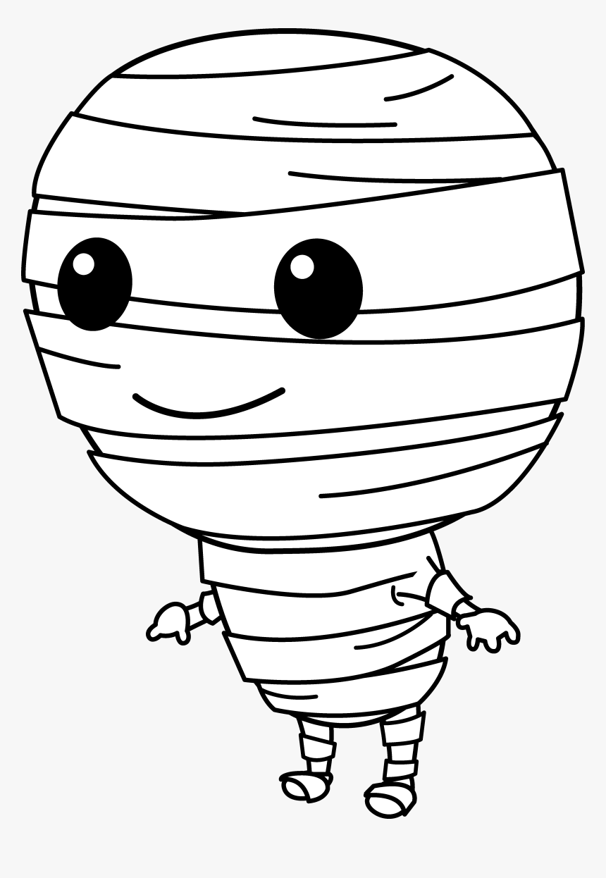 Cute Little Mummy Clip Art Free - Cute Mummy Clipart Png, Transparent Png, Free Download