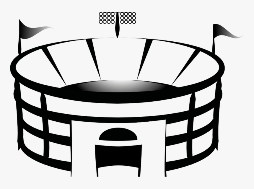 Clip Art Football Field Clip Art Library - Football Stadium Clipart, HD Png Download, Free Download