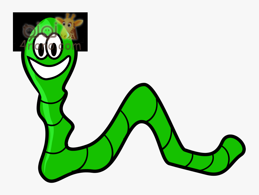 Worm Desktop Wallpaper Clip Art - Inchworm Clipart, HD Png Download, Free Download