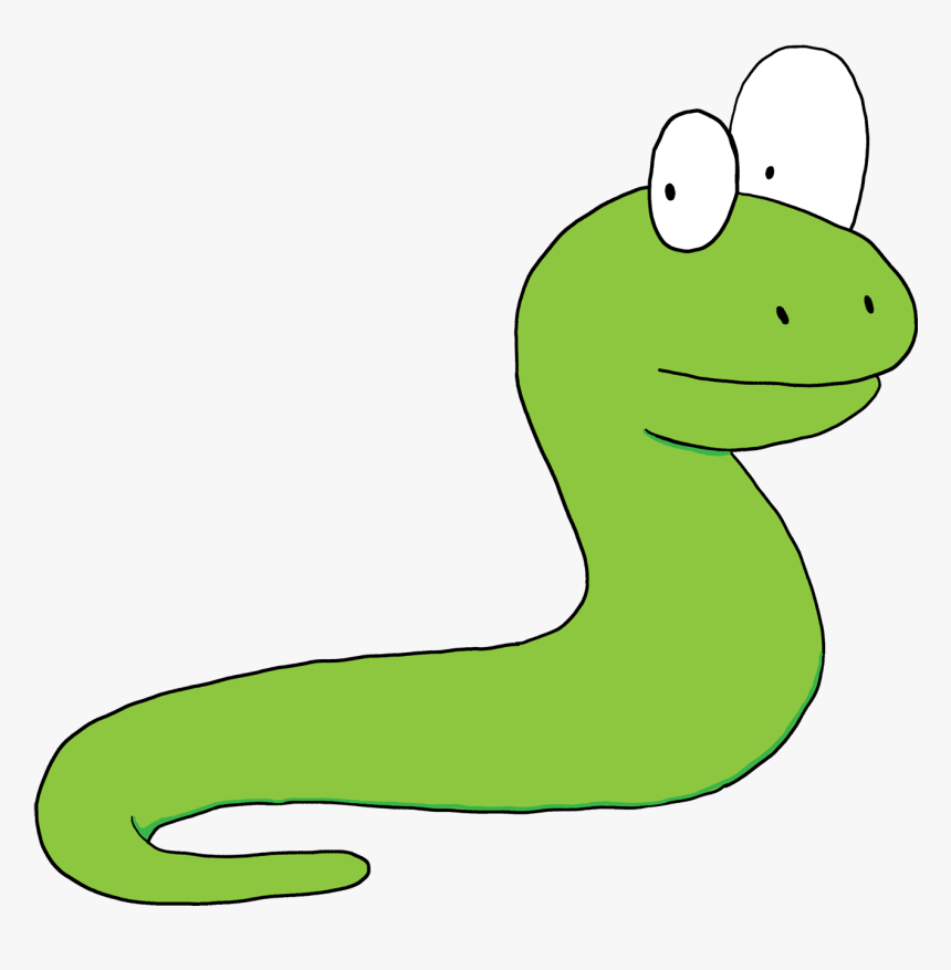 Green Worm Gif Png Clipart , Png Download - Snake Cartoon Gif Png, Transparent Png, Free Download