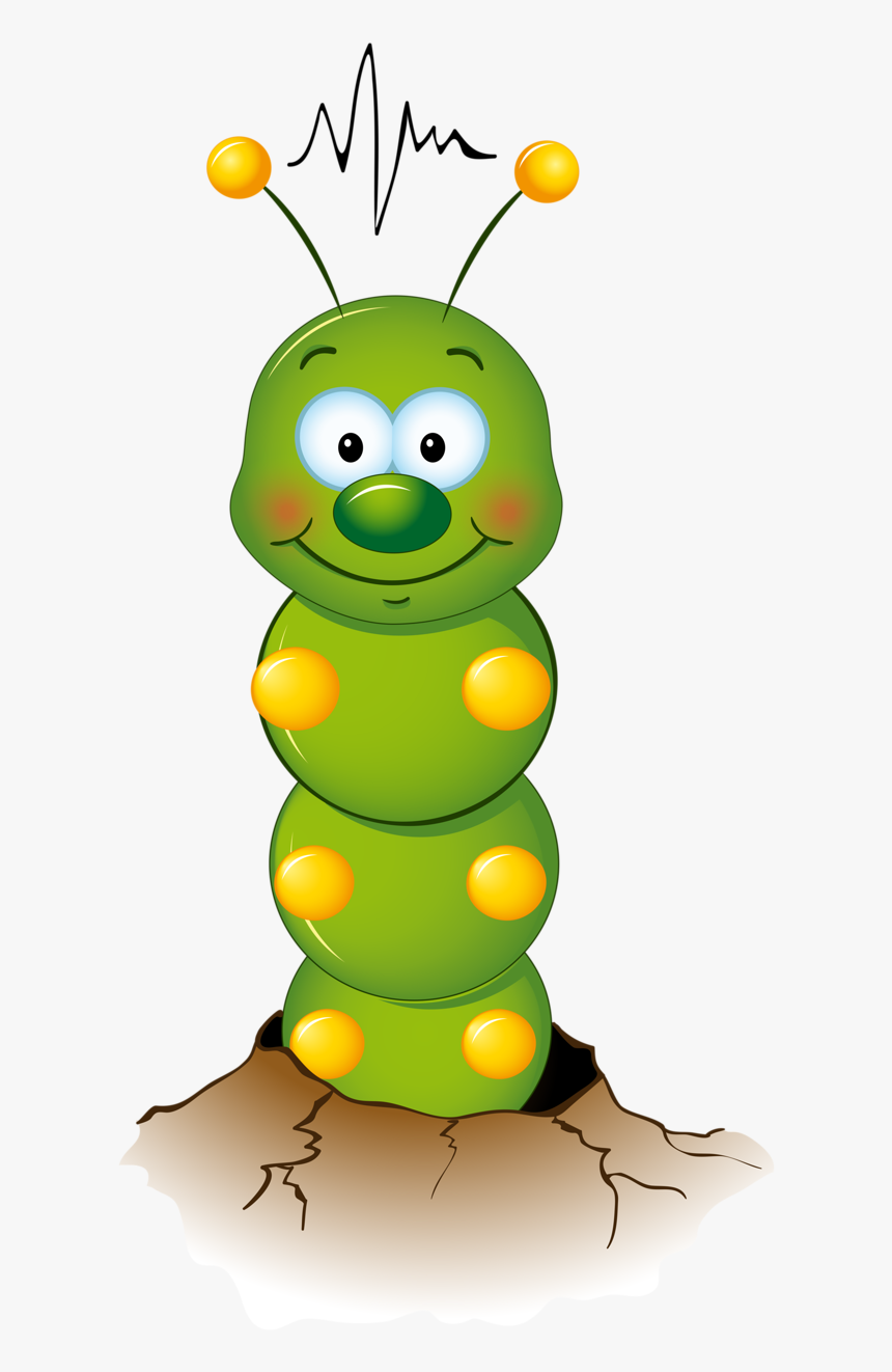 Png Clip Art - Worm Cartoon Drawing, Transparent Png, Free Download