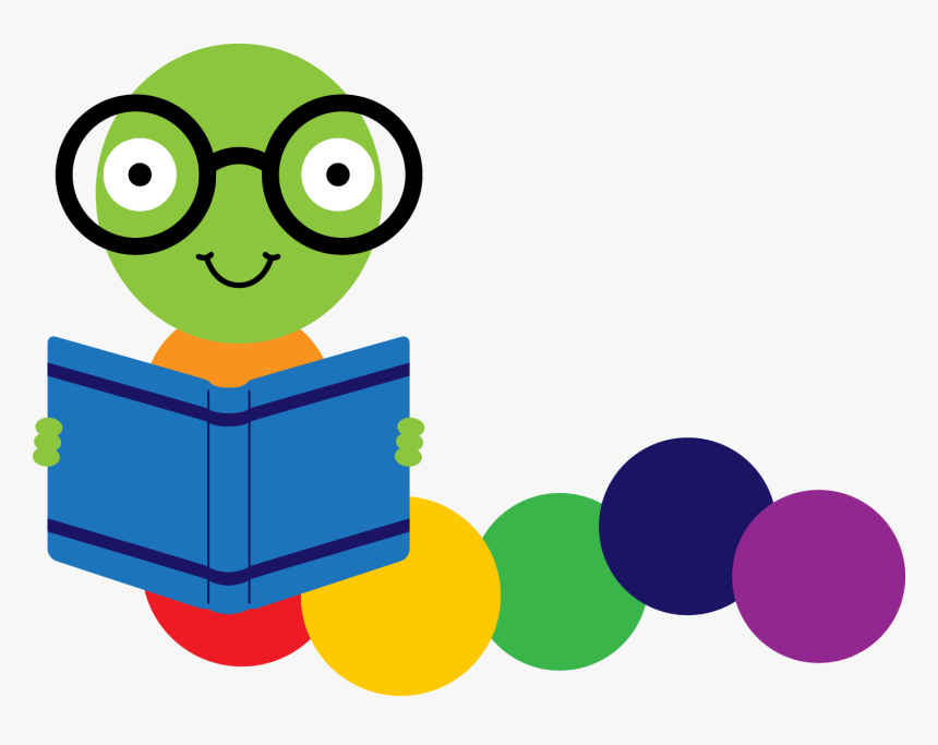 Library Clipart Bookworm - Bookworm Clipart, HD Png Download, Free Download