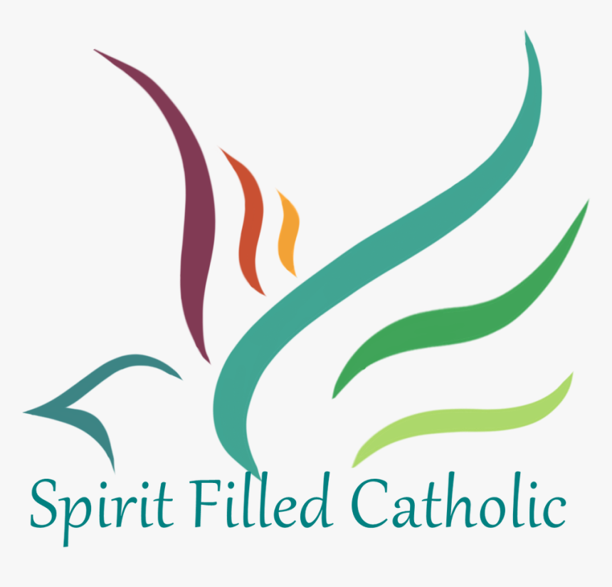 Spirit Filled Catholic Final With Font - Graphic Design, HD Png Download, Free Download