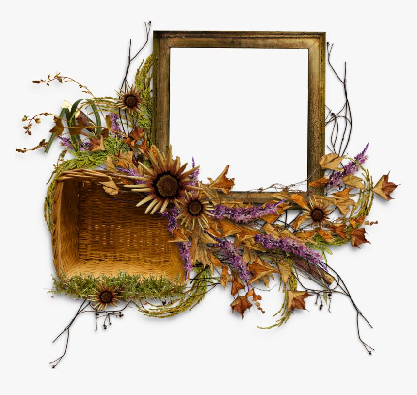 Cadre Png Automne / Autumn Frame Png, Fall / Marco - Illustration, Transparent Png, Free Download