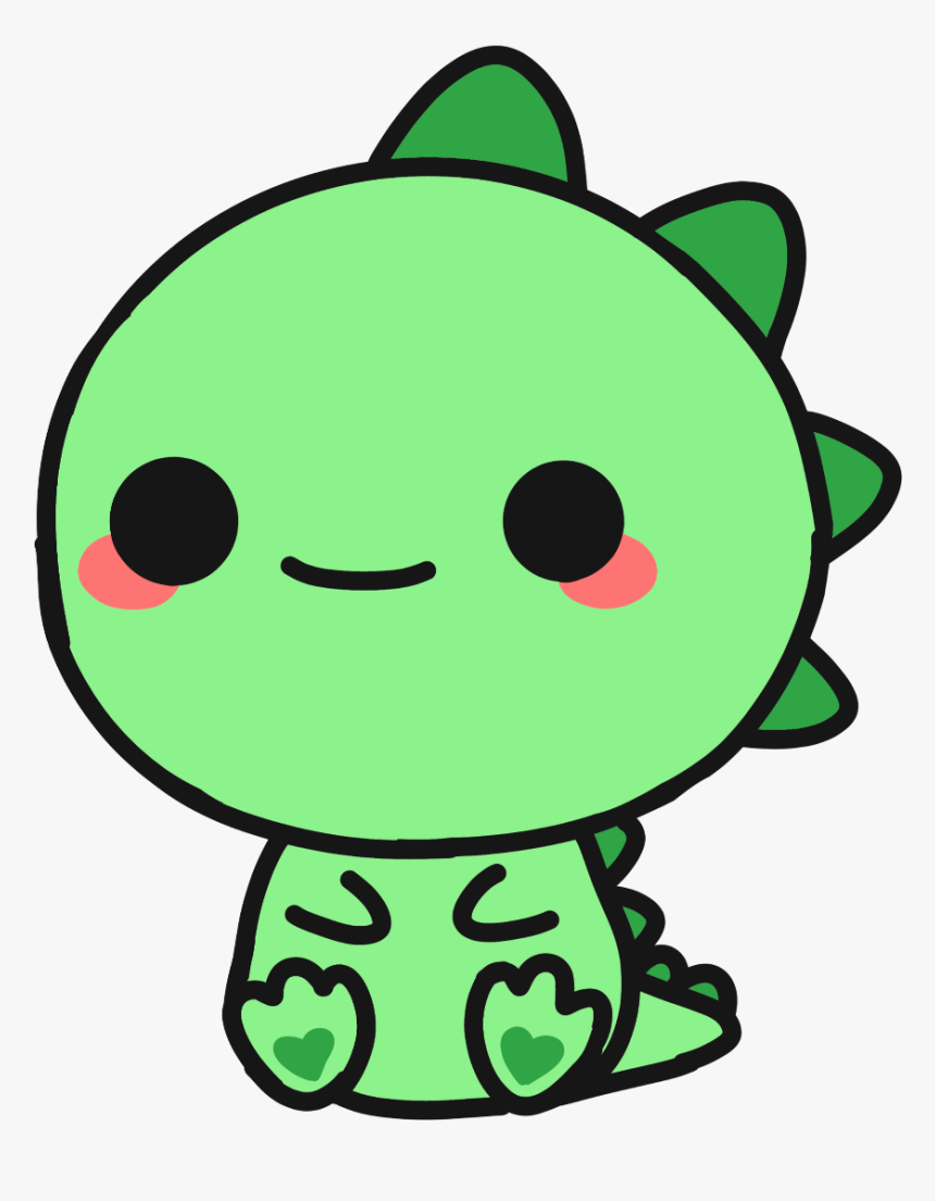 Transparent Cute Dragon Png - Kawaii Dinosaur, Png Download, Free Download