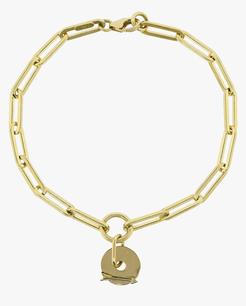 Gold Arrow Fob Clip Bracelet - Clip Chain Cartier, HD Png Download, Free Download