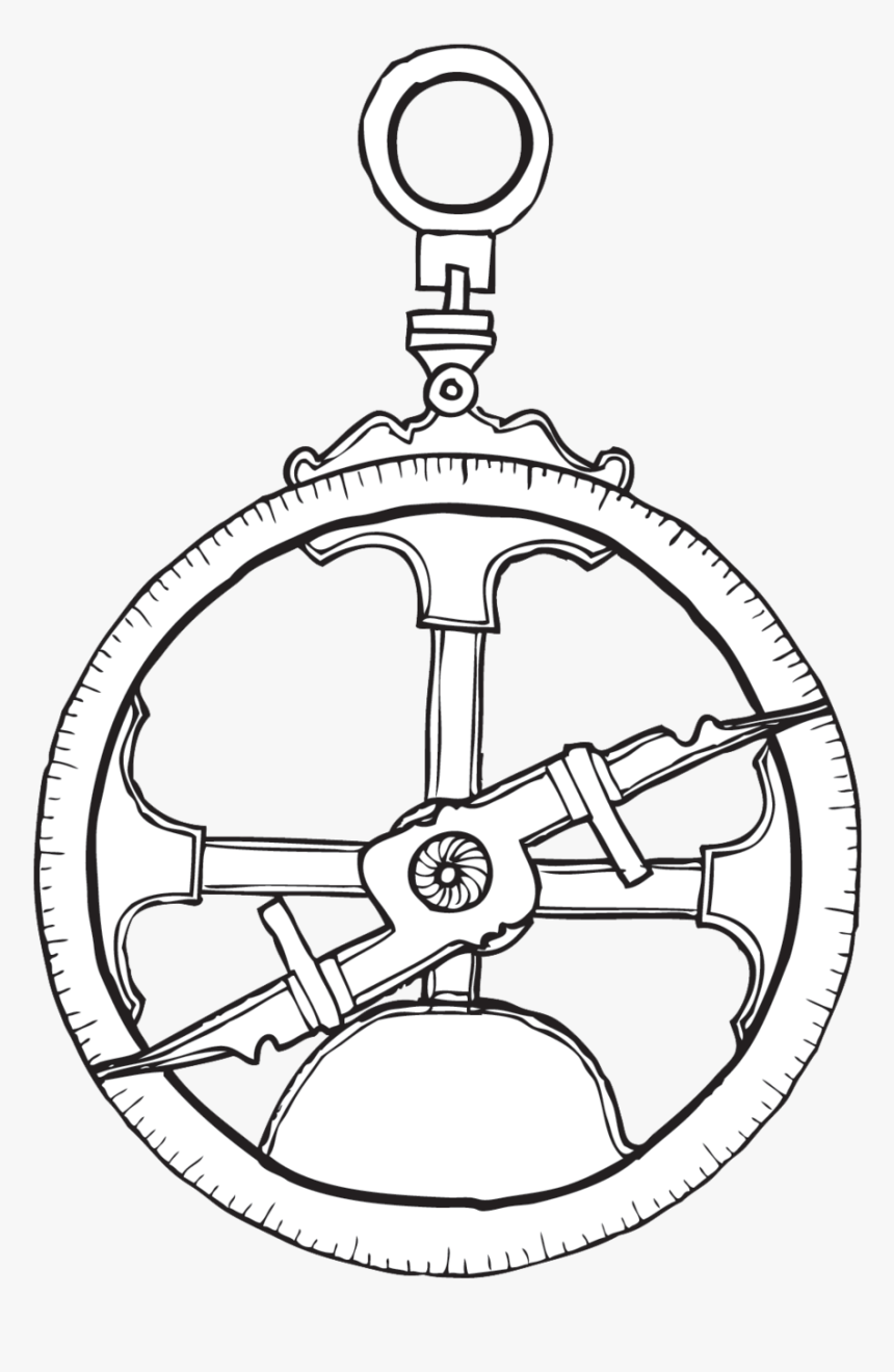 Astrolabe - Simple Astrolabe Drawing, HD Png Download, Free Download