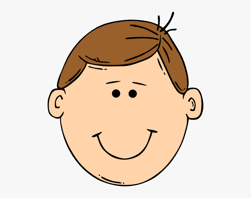 Vector Library Download Head Clipart - Boy Head Clip Art, HD Png Download, Free Download