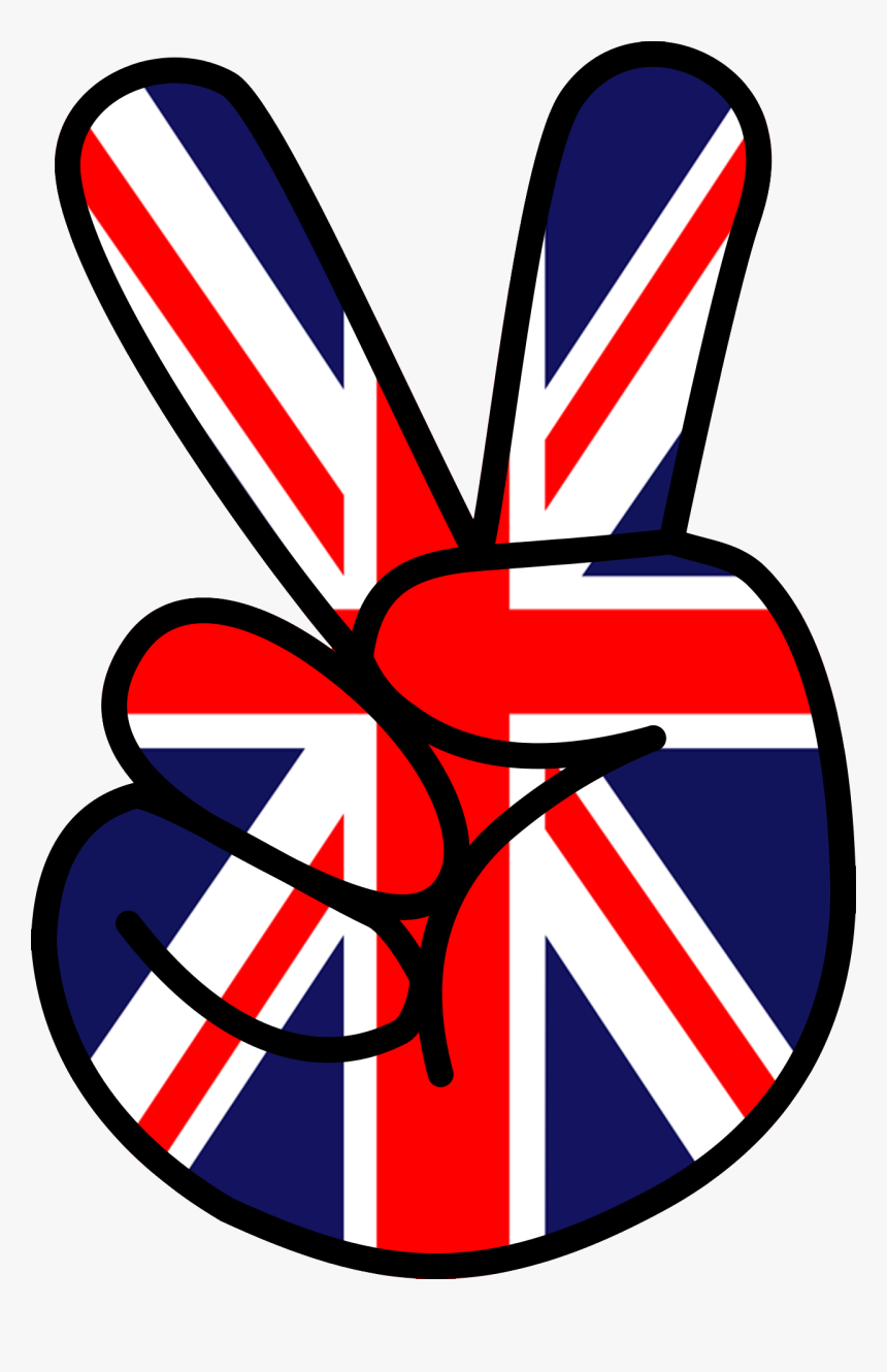 Union Jack Peace Sign, HD Png Download, Free Download