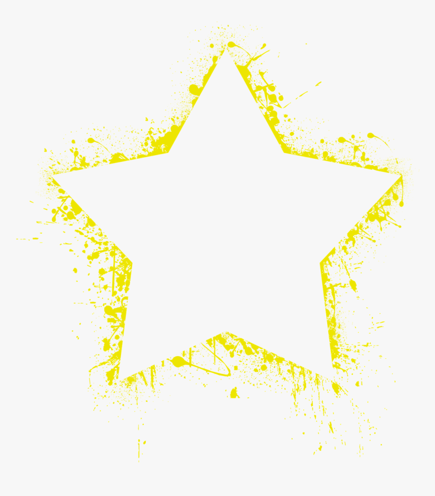 Transparent Star Sky Png - Star Outline Yellow, Png Download, Free Download