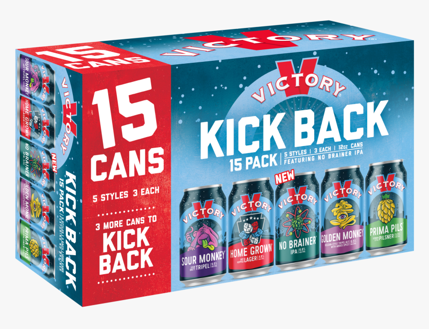 Victory Brewing Kick Back Variety Pack, HD Png Download, Free Download