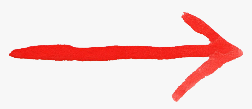 Drawn Red Arrow Png, Transparent Png, Free Download