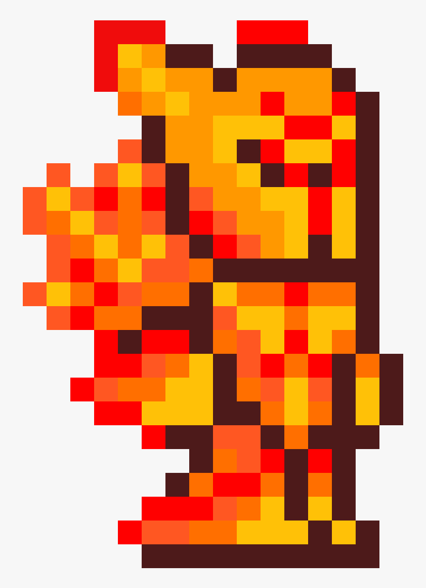 Pixel Art Terraria Solar Armor, HD Png Download, Free Download