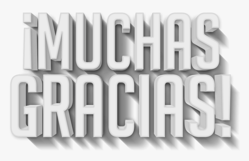 Muchas Gracias Indigital Marketing Digital - Monochrome, HD Png Download, Free Download