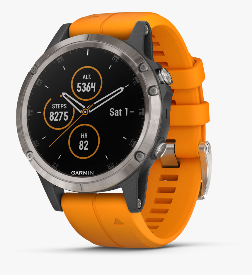 Garmin Fenix 5 Plus Sapphire, HD Png Download, Free Download