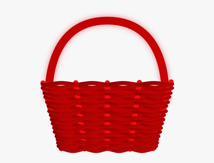 Transparent Little Red Riding Hood Clipart - Cartoon Little Red Riding Hood Basket, HD Png Download, Free Download