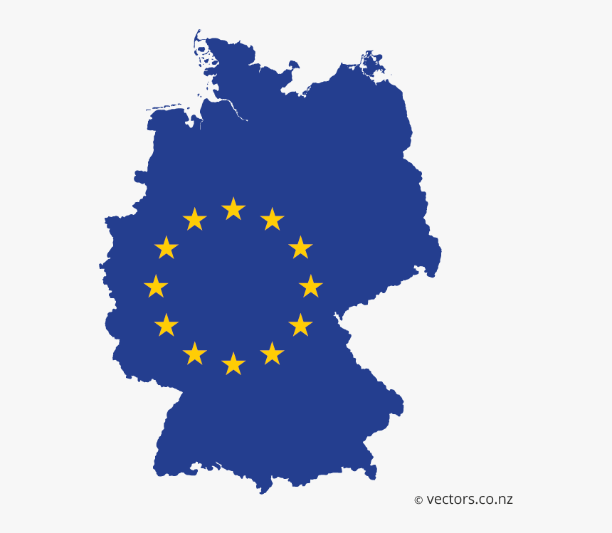 Eu Germany Flag Map, HD Png Download, Free Download