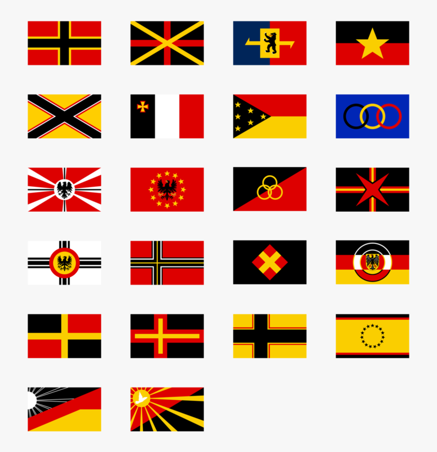 All German Flags Wallpaper - Proposed German Flags, HD Png Download, Free Download