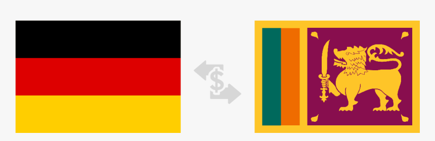 Transparent German Flag Png - Sri Lanka Flag Png, Png Download, Free Download